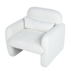 Minimalist Style Teddy Fleece Armchair, Accent Chair