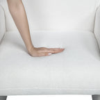 Minimalist Style Teddy Fleece Armchair, Accent Chair
