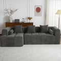 Modern 101” Modular Compressed Sofa with Deep Seats