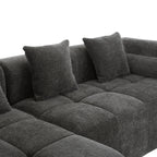 Modern 101” Modular Compressed Sofa with Deep Seats