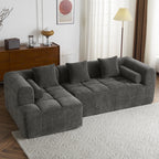 Modern 101” Modular Compressed Sofa with Deep Seats