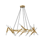 Modern 20 Lights Polygonal Chandelier Pendant Light