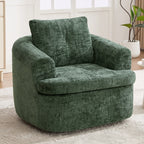 Modern 360° Swivel Barrel Accent Chair
