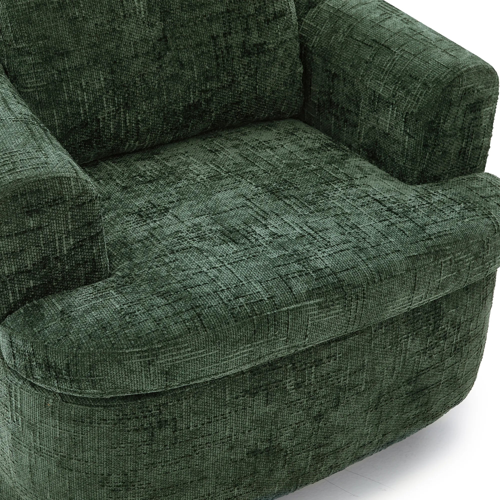 Modern 360° Swivel Barrel Accent Chair