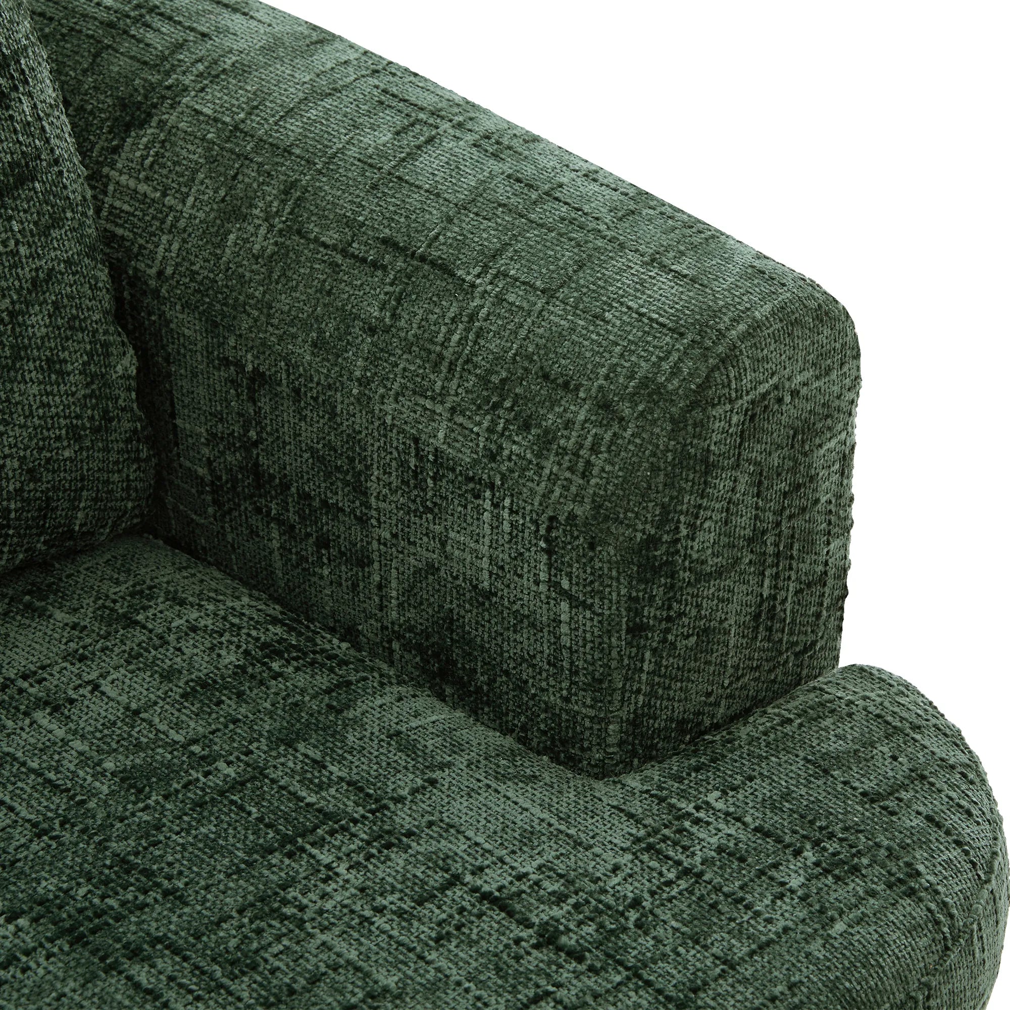 Modern 360° Swivel Barrel Accent Chair