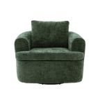 Modern 360° Swivel Barrel Accent Chair