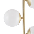 Modern 3 Globe Floor Lamp with Marble Base