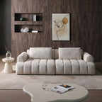 Modern 4-Seater Velvet Sectional Sofa