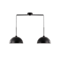 Modern Black Double Pendant Light