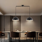 Modern Black Double Pendant Light