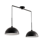 Modern Black Double Pendant Light