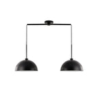 Modern Black Double Pendant Light