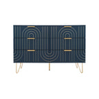 Modern Carving Design 6 Drawer Storage Sideboard Cabinet