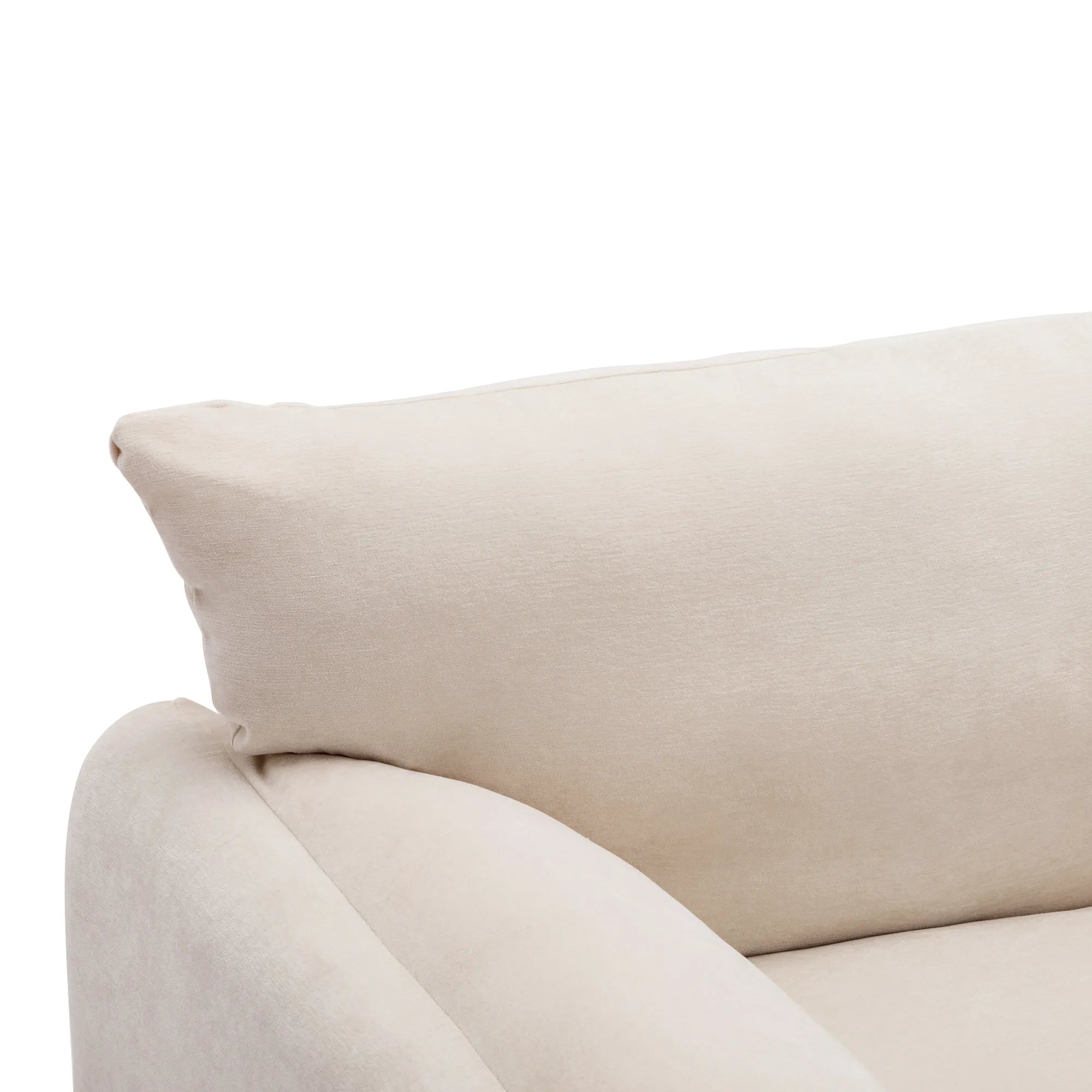 Modern Chenille Oversized Armchair Accent Chair