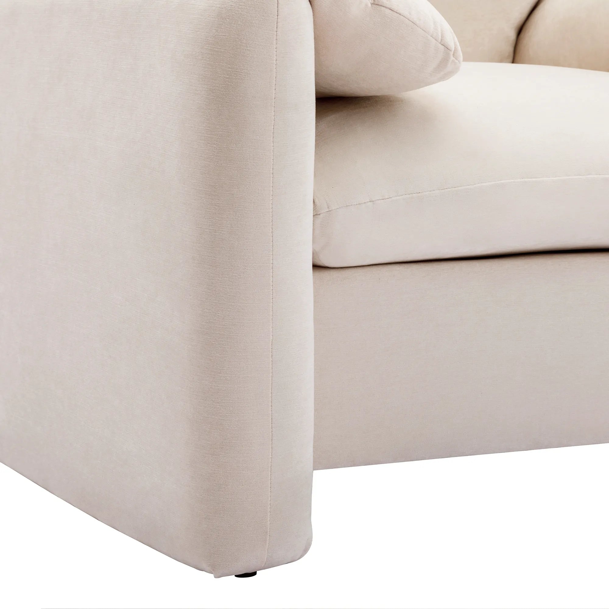 Modern Chenille Oversized Armchair Accent Chair