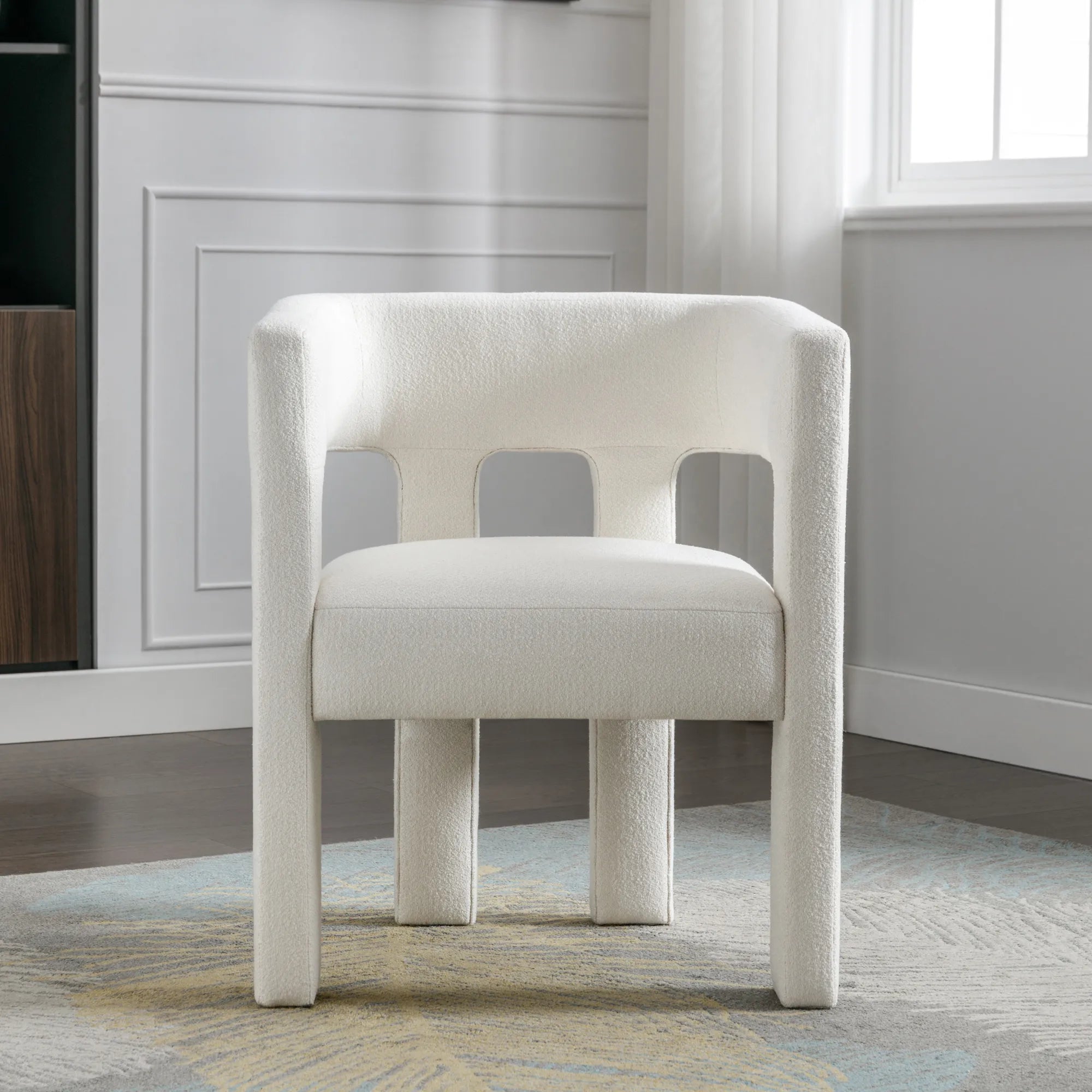 Modern Comfortable Fabric Accent Chair
