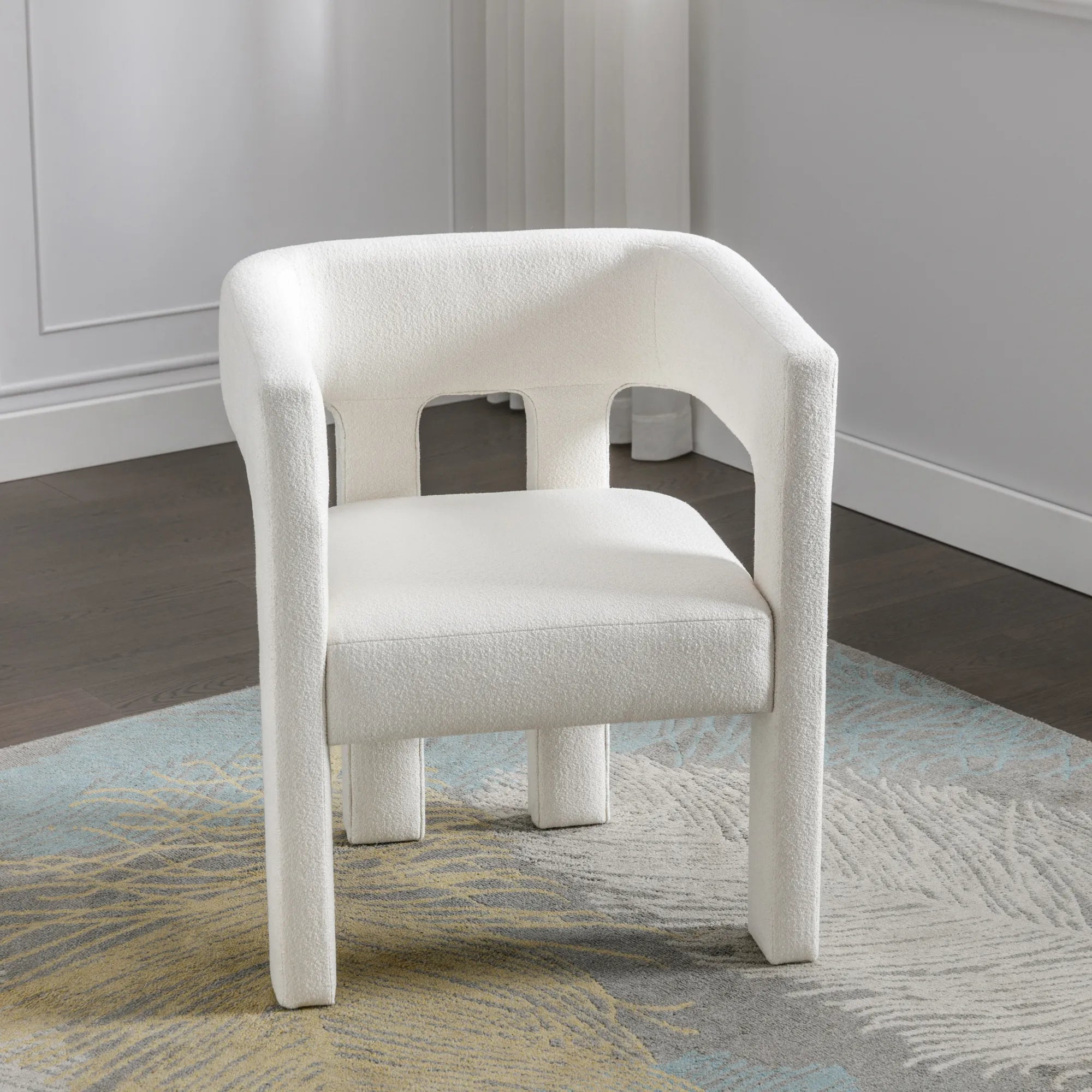 Modern Comfortable Fabric Accent Chair