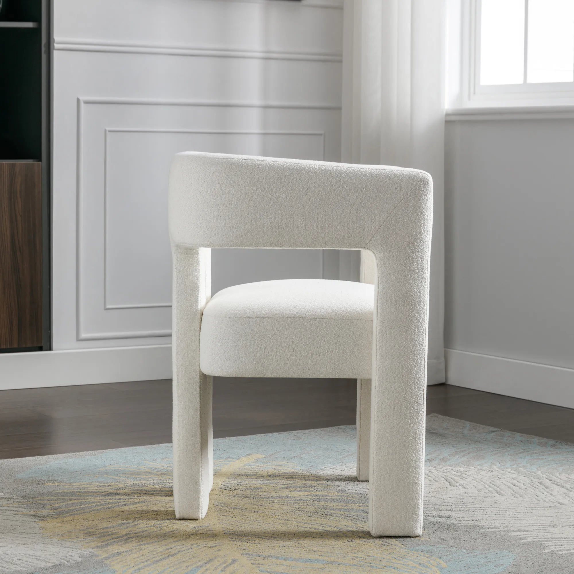 Modern Comfortable Fabric Accent Chair