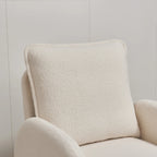 Modern Comfortable Sherpa Accent Chair, Armchair