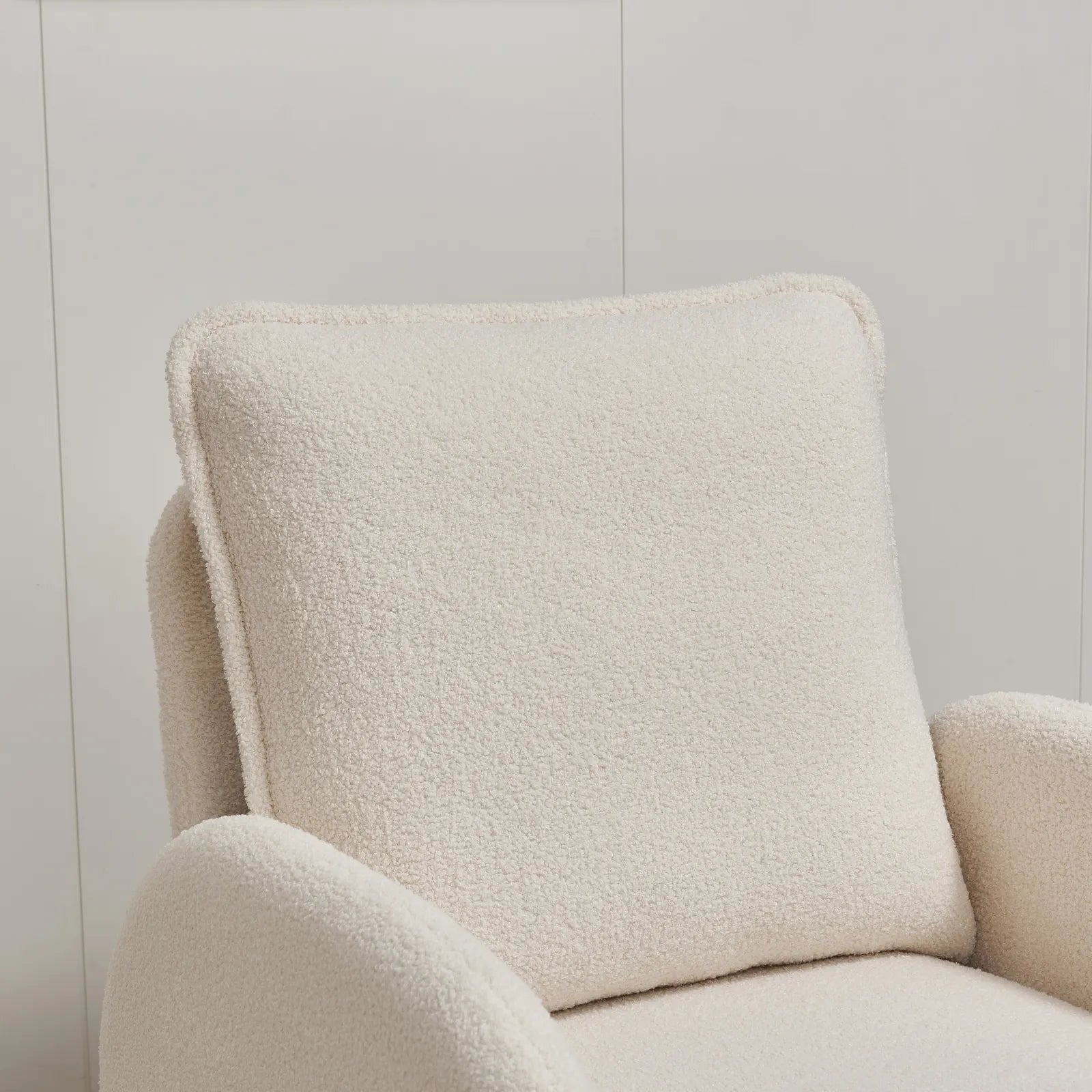 Modern Comfortable Sherpa Accent Chair, Armchair