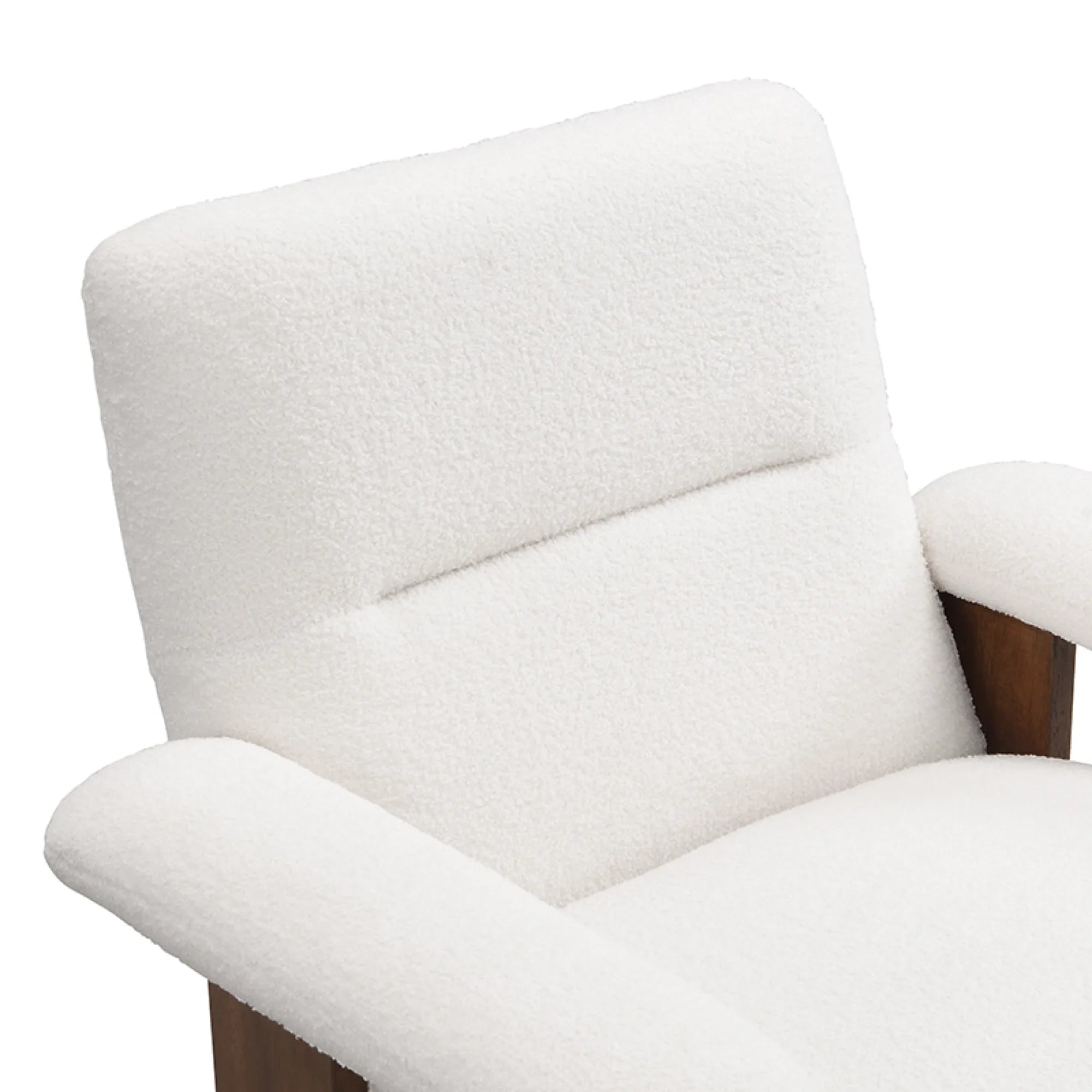 Modern Comfy Fabric Lounge Accent Chair with Footrest Ottoman