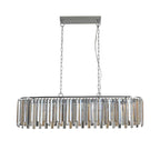 Modern Oval Crystal Ceiling Chandelier
