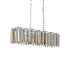Modern Oval Crystal Ceiling Chandelier