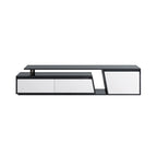 Modern Extendable TV Stand with Drawers and Cabinet