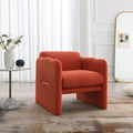 Modern Fabric Upholstered Leisure Comfy Arm Chair