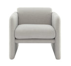 Modern Fabric Upholstered Leisure Comfy Arm Chair