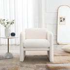 Modern Fabric Upholstered Leisure Comfy Arm Chair
