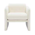 Modern Fabric Upholstered Leisure Comfy Arm Chair