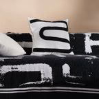 Modern Geometric Line Throw Pillow Cover