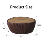 Modern Goose Egg Coffee Table