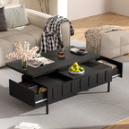 Modern Lift-Top Coffee Table, with Foldable Top
