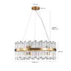 Modern Luxury Round Crystal Chandelier