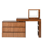 Modern Makeup Vanity, with Mirror, Lights & Large Storage