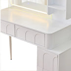 Modern Makeup Vanity with LED Mirror