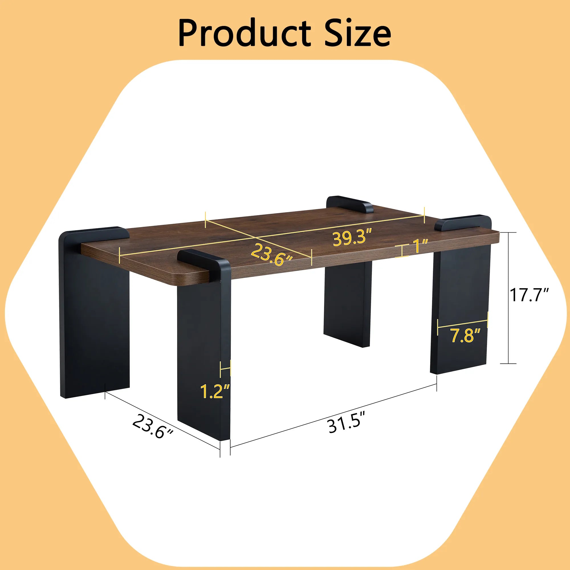 Modern Minimalist MDF Coffee Table