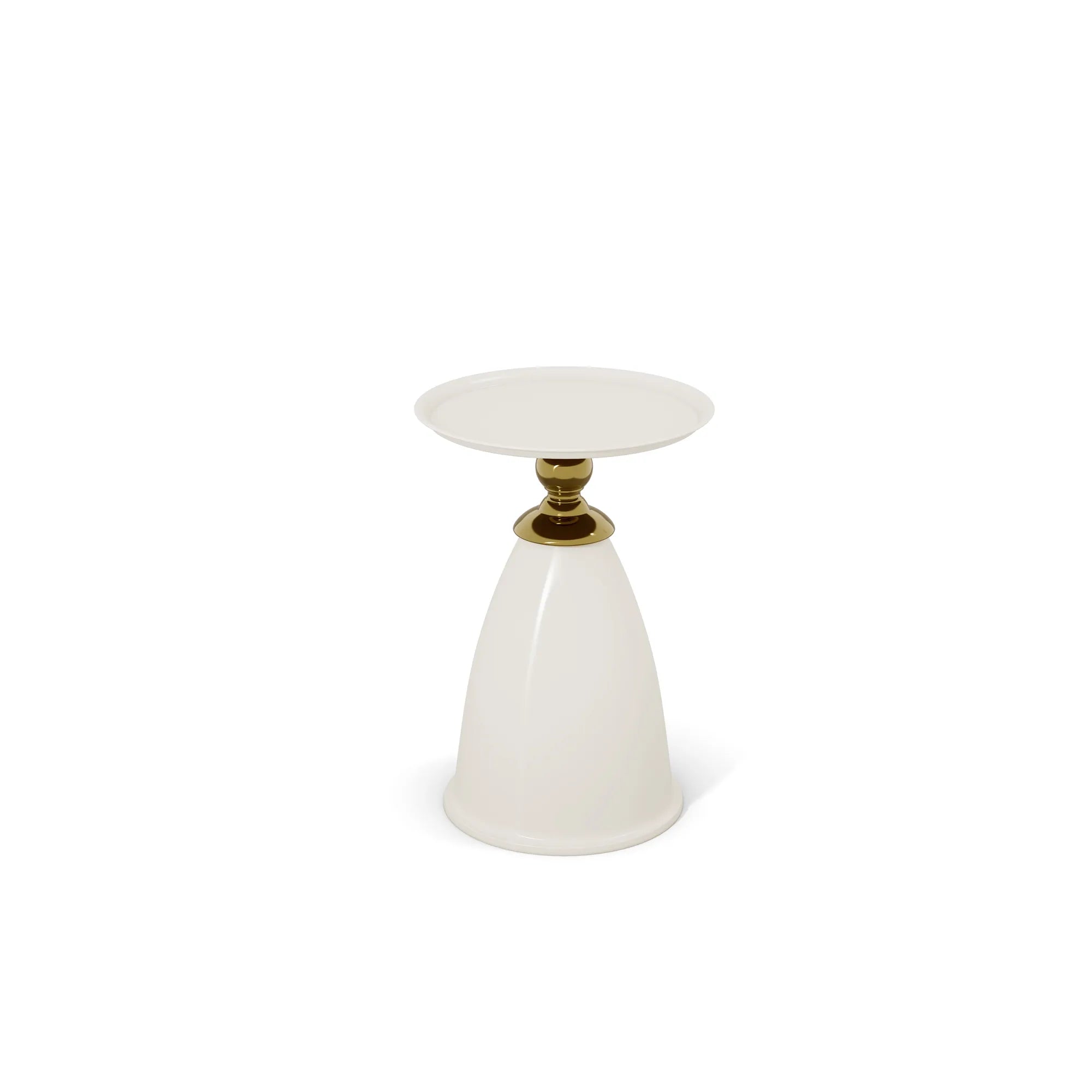 Modern Minimalist Round Iron Side Table End Table