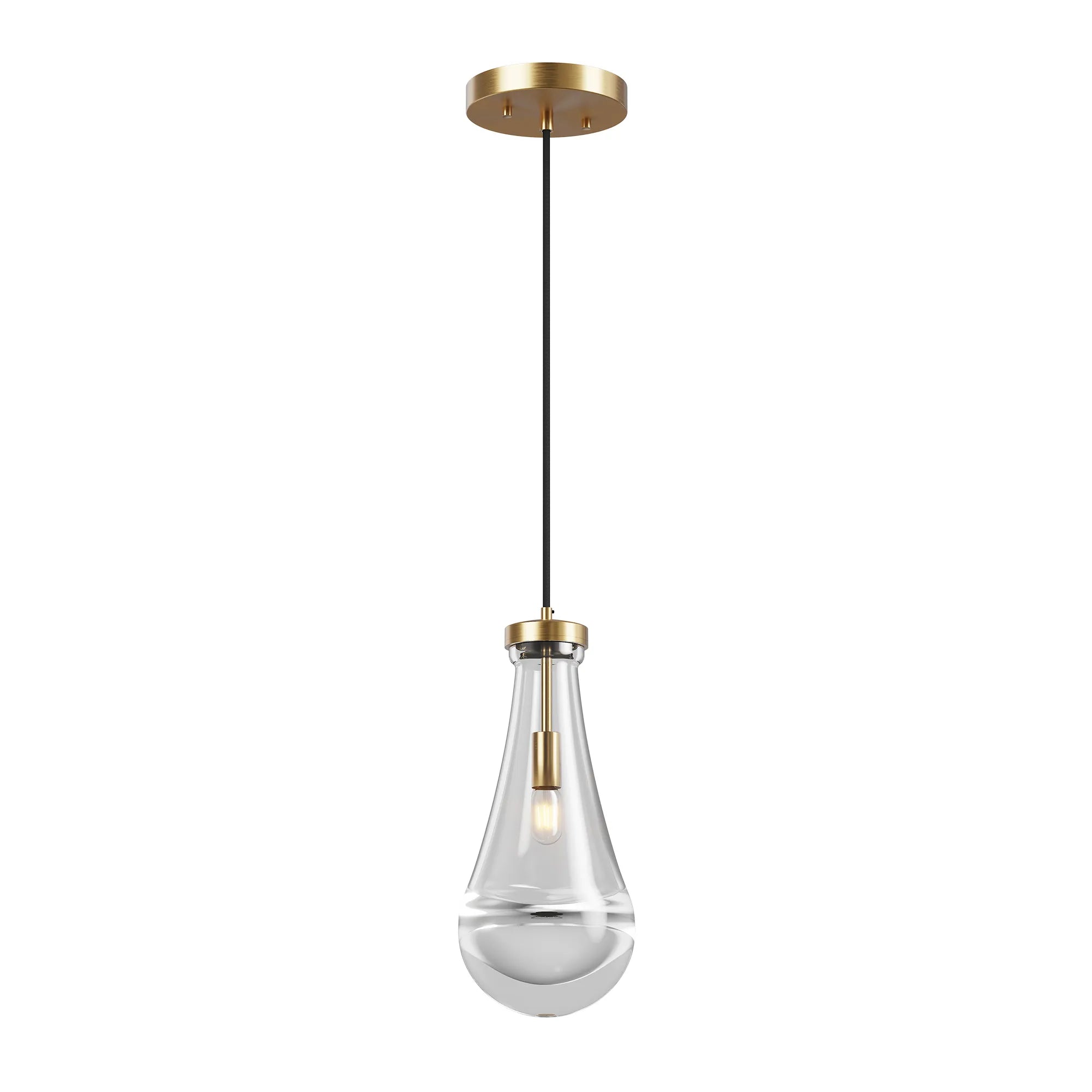Modern Raindrop Glass Pendant Light