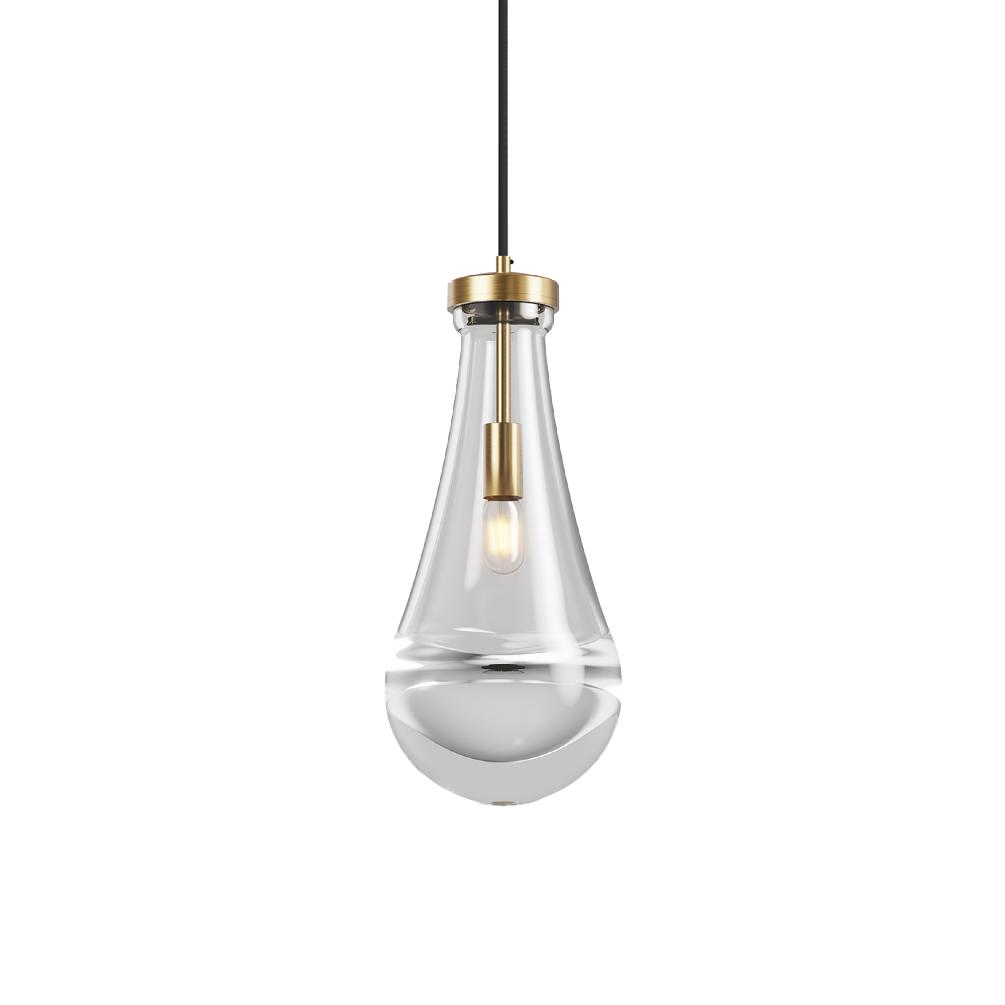 Modern Raindrop Glass Pendant Light