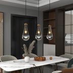 Modern Raindrop Glass Pendant Light