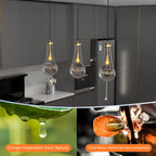 Modern Raindrop Glass Pendant Light