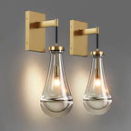 Modern Raindrop Glass Wall Sconce