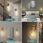 Modern Raindrop Glass Wall Sconce