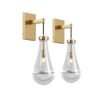 Modern Raindrop Glass Wall Sconce