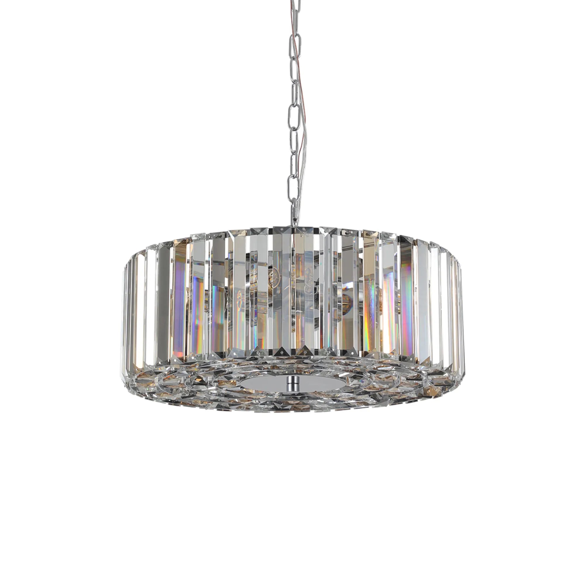 Modern Round Crystal Pendant Chandelier