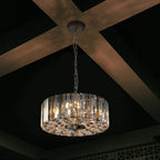 Modern Round Crystal Pendant Chandelier
