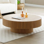 Modern Round Handcraft Drum Coffee Table